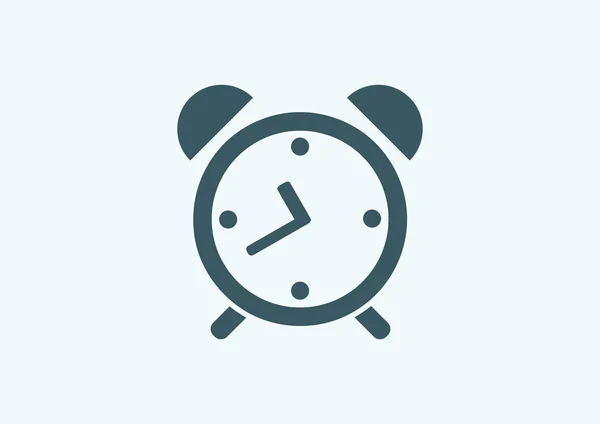 Simple icono de despertador — Vector de stock