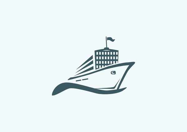 Ship web icon — Stock Vector