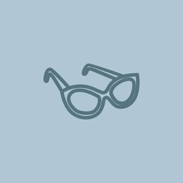 Icono web gafas — Vector de stock