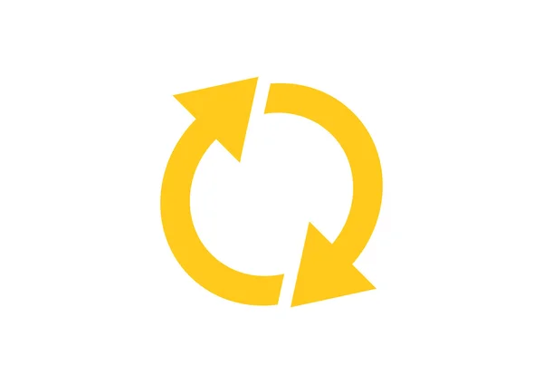 Cirkel met pijlen web pictogram — Stockvector