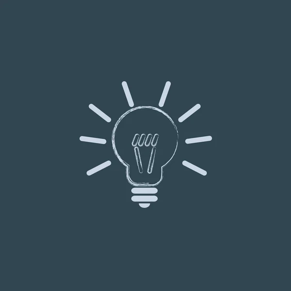 Signo de luz ideias — Vetor de Stock