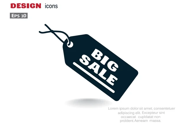 Big sale label — Stock Vector