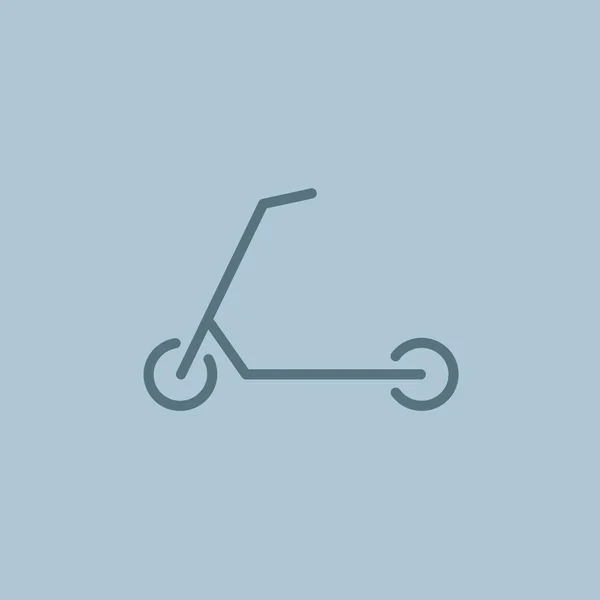 Scooter voor kinderen pictogram — Stockvector