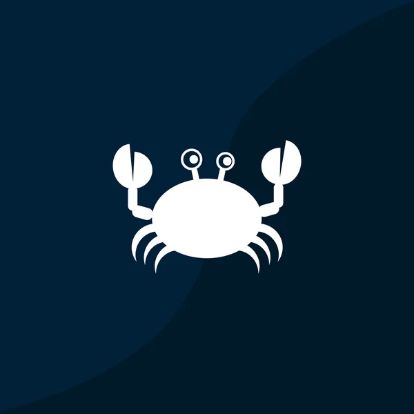 Icône web crabe — Image vectorielle