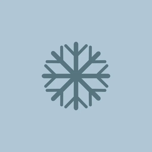 Sneeuwvlok web pictogram — Stockvector