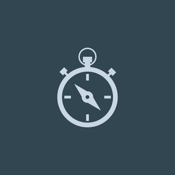 Simple stopwatch web icon — Stock Vector