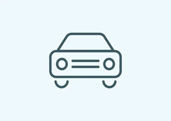 車の web アイコン — ストックベクタ
