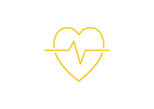 Icono web latidos del corazón — Archivo Imágenes Vectoriales
