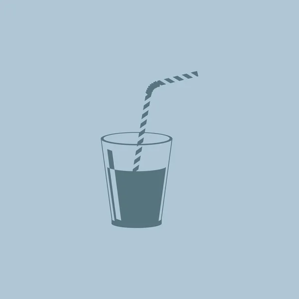 Tazza con icona bevanda rinfrescante — Vettoriale Stock