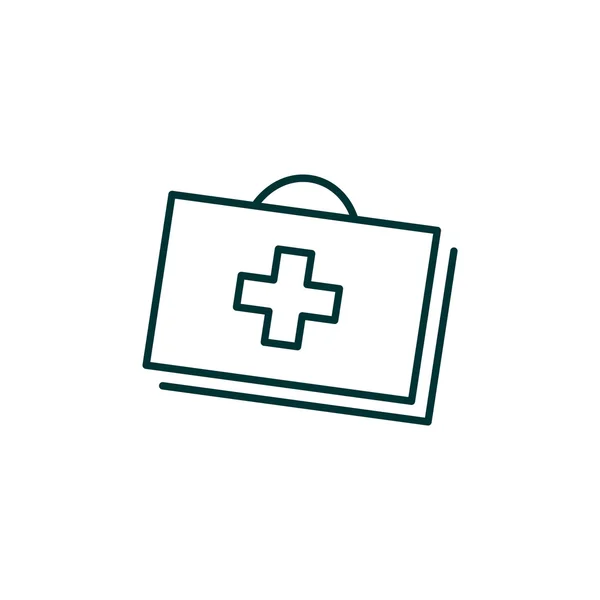Medical case web icon — Stock Vector