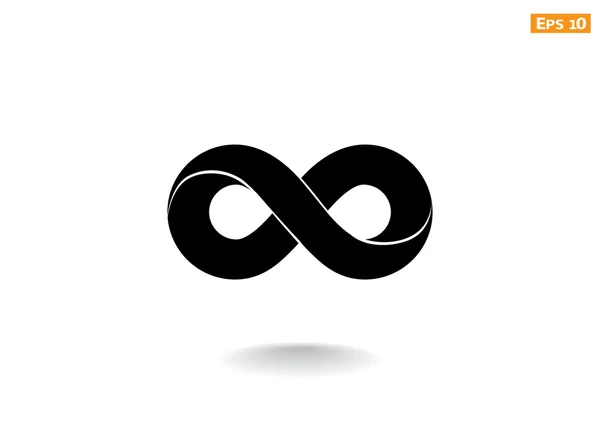 Icono de signo infinito — Vector de stock