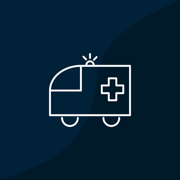 Ambulance web pictogram — Stockvector