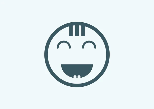 Happy baby icon — Stock Vector