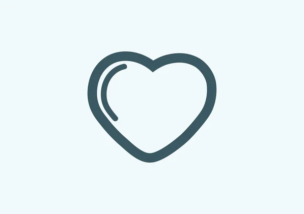 Heart web icon — Stock Vector