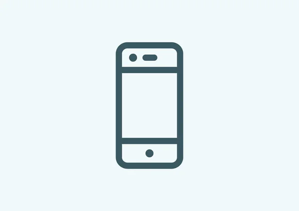 Mobiele telefoon web pictogram — Stockvector