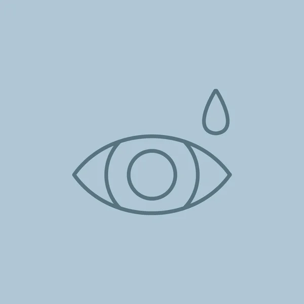 Gotas para los ojos icono simple — Archivo Imágenes Vectoriales