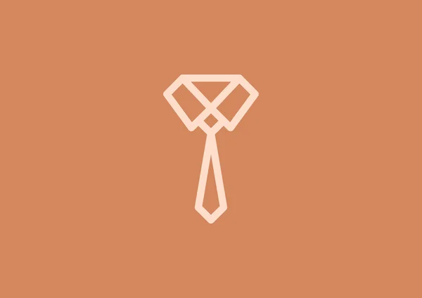 Necktie web icon — Stock Vector
