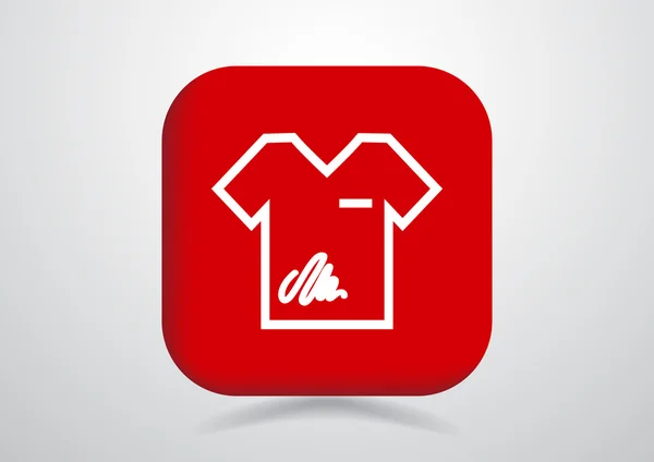 Camiseta icono web — Vector de stock