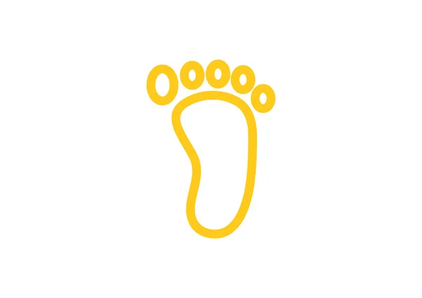 Bare feet icon — Stock Vector