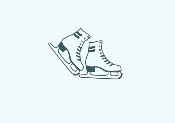 Skates web icon — Stock Vector