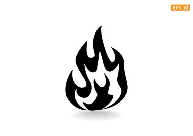 Yangın alevleri web simgesi