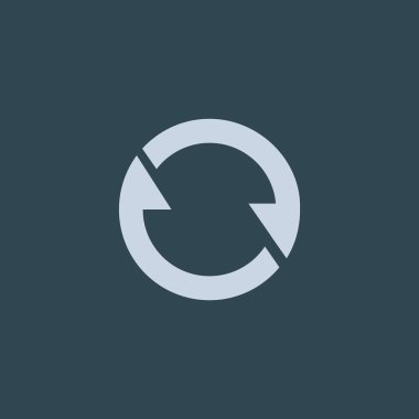 Oklar web simgesi olan daire