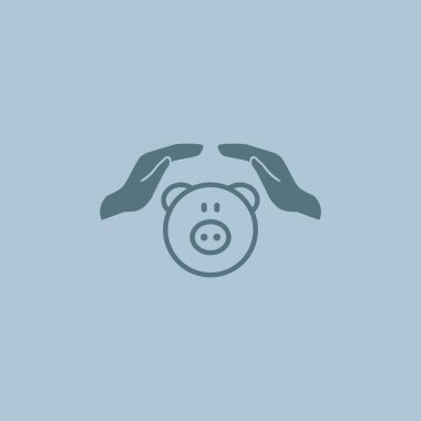 El simgesi ile Piggy banka