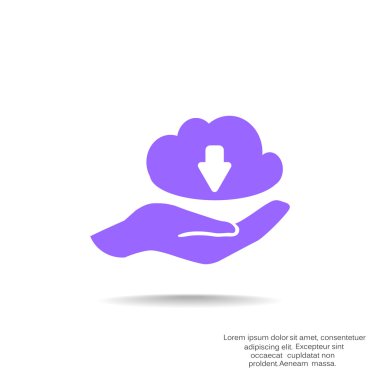 bulut web indir simgesi