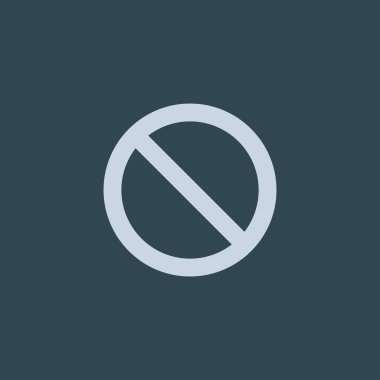 yasak işareti web simgesi