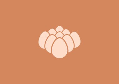 Tavuk yumurta basit web simgesi