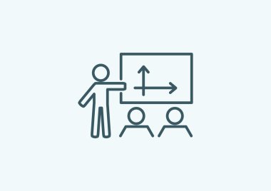 insanlar sunum basit simgesini