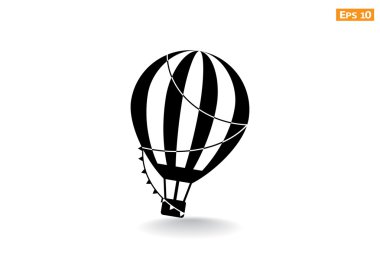 Balon yolculuk web simgesi