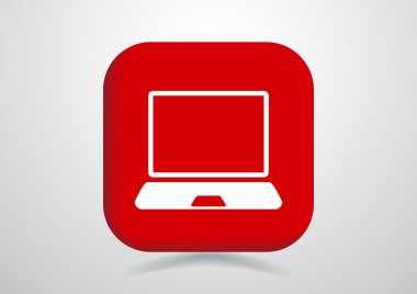 Basit dizüstü web simgesi