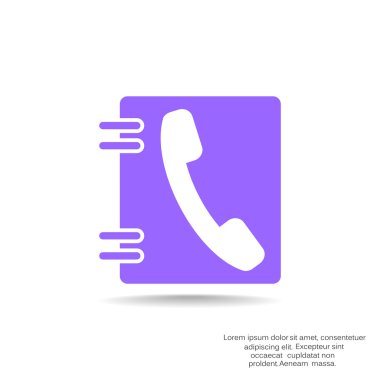 Telefon kişiler web simgesi