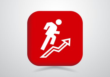 Adam sahanın üzerindeki oku