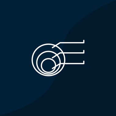 Basit yuvarlak Infographic web simgesi