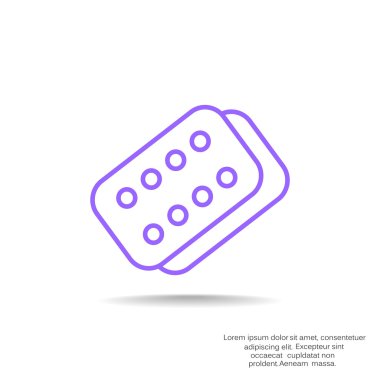 Bandaj sıva basit web simgesi