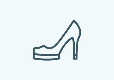 Topuk ayakkabı satırı simgesi