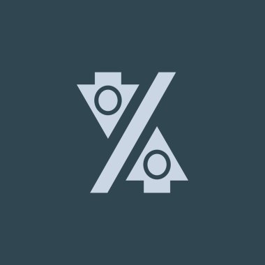 Yüzde işareti ile okları