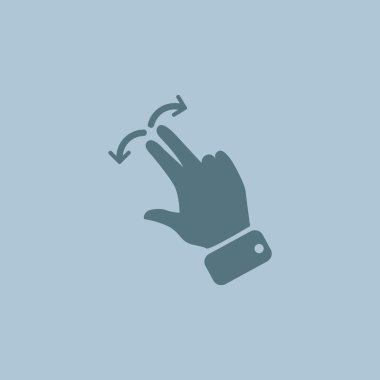 Dokunmatik ekran web simgesi