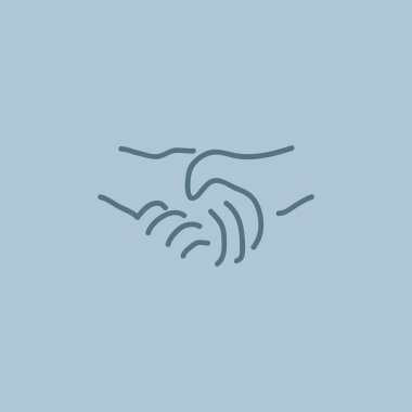 Eller simgesini, başka sallayarak