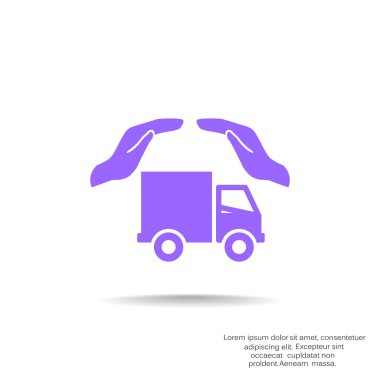 Kargo taşımacılığı sigorta web simgesi