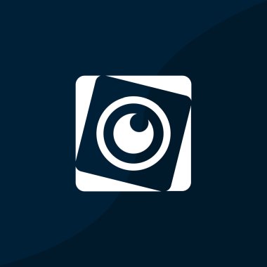 Objektif göz web simgesi