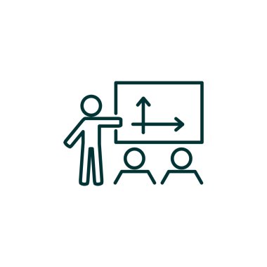 iş büyüyen grafik sunum simgesini