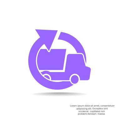 eve teslim, web simgesi