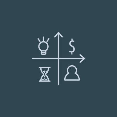 Fikir kavramı web simgesi