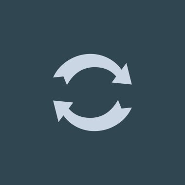 Oklar web simgesi olan daire