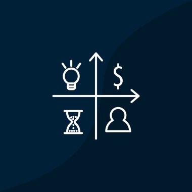 Fikir kavramı web simgesi