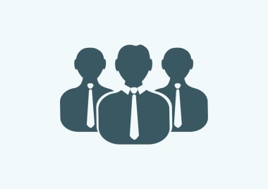 Grup insanlar basit web simgesi