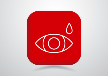 Basit simge göz damlası